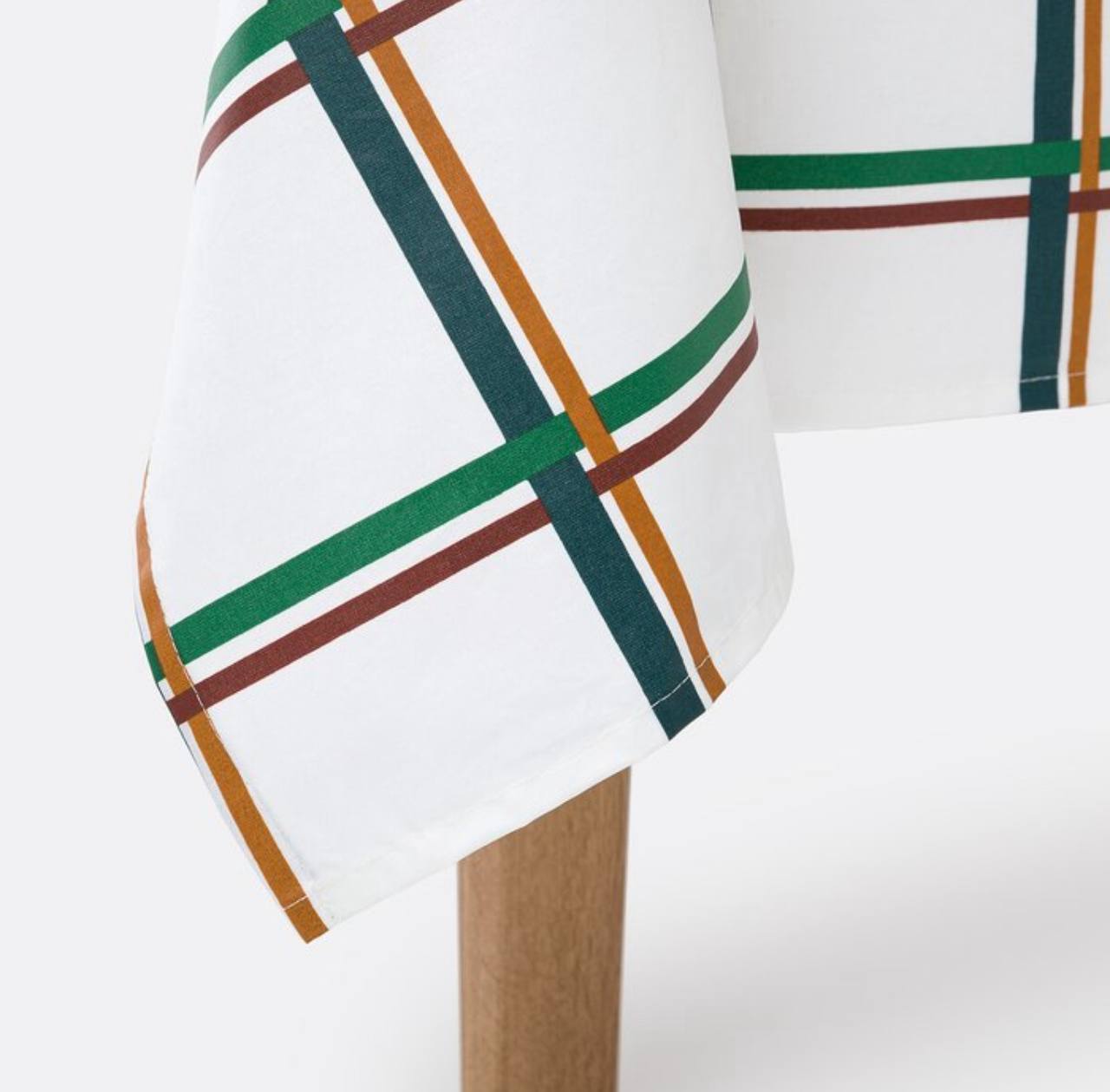 Modern Plaid Tablecloth