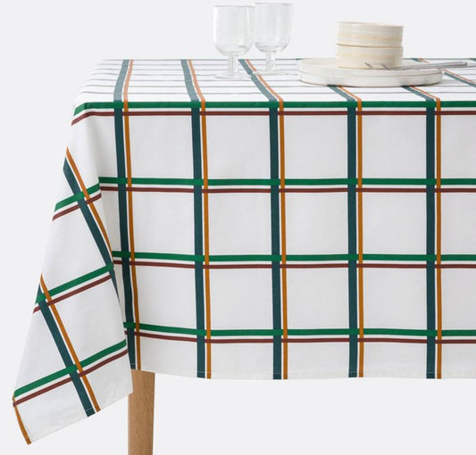 Modern Plaid Tablecloth